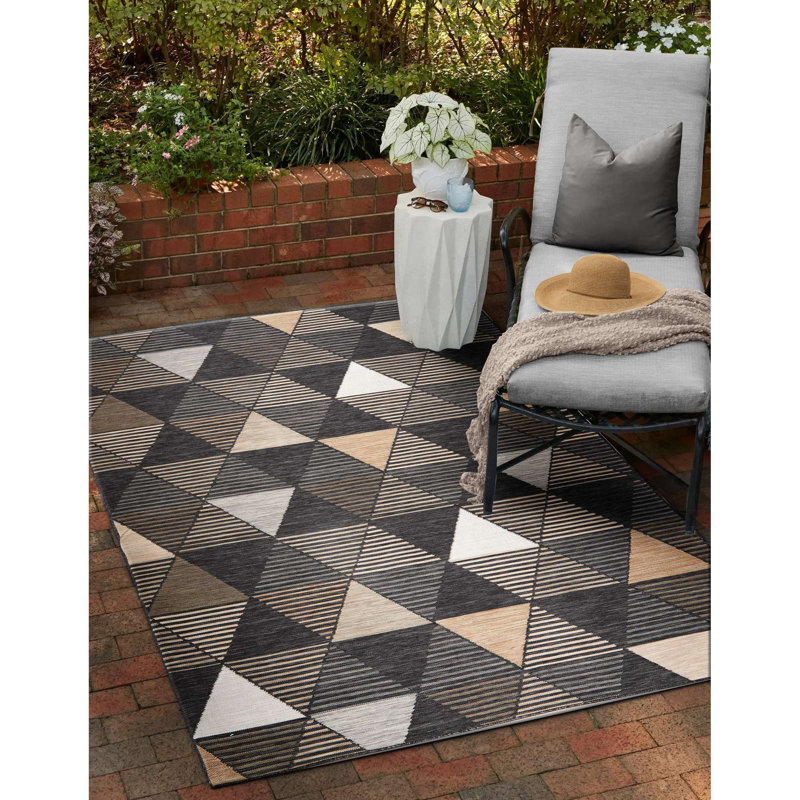 Tapis intérieur / extérieur Bentzel, Tapis de couloir 2 pi 2 po x 7 pi 6 po