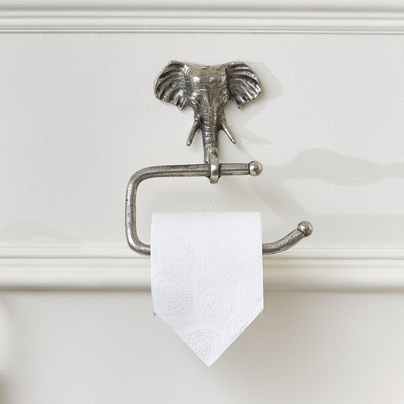 Sapin Wall Mounted Toilet Paper Holder, Silver