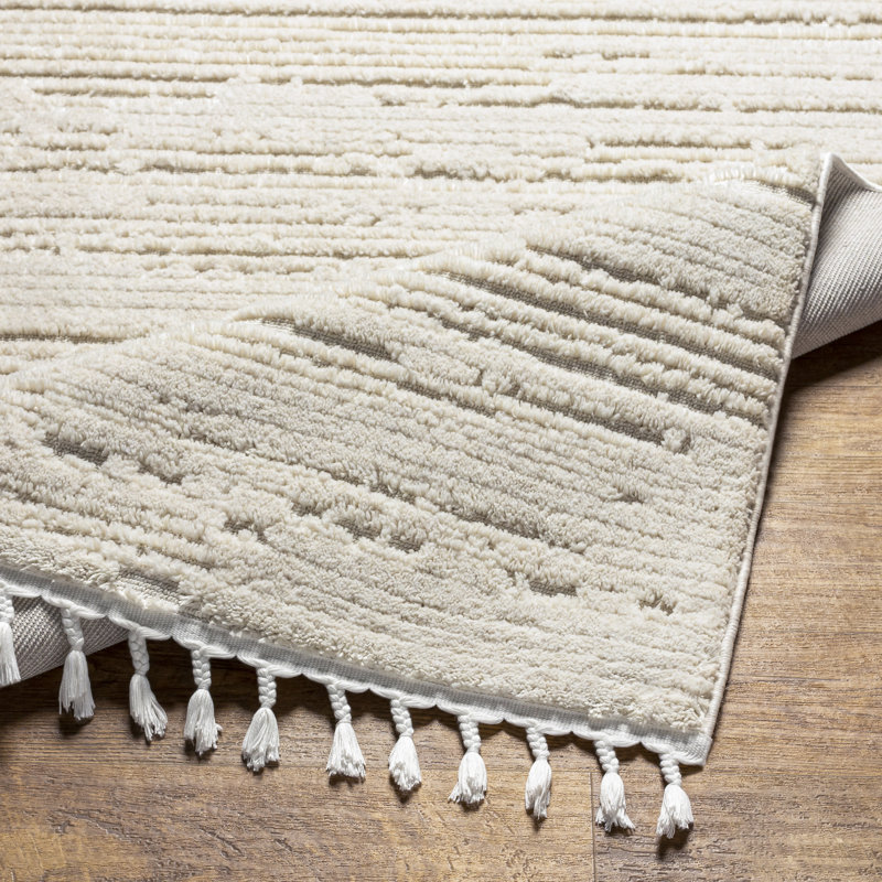 Tapis crème Highpoint, Tapis de couloir 2 pi 7 po x 7 pi 3 po