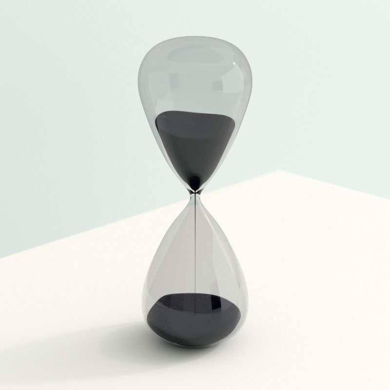 Cobie Abstract Hourglass, Black