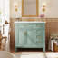 Meuble-lavabo de salle de bain avec lavabo en résine, armoire de salle de bain moderne