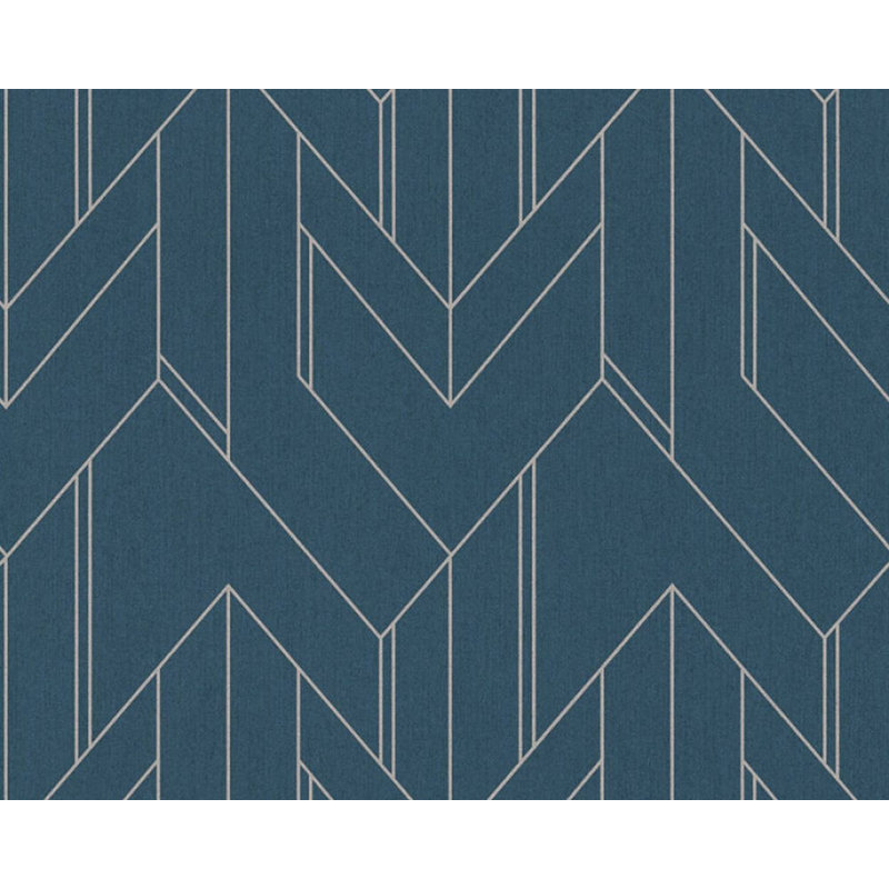Gyneth Non-Pasted Abstract, Blue