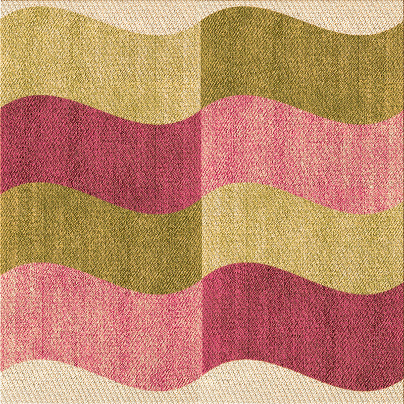 Tapis 100% à motifs lavables à la machine 2989 Pat966 Org, Carré 7 pi