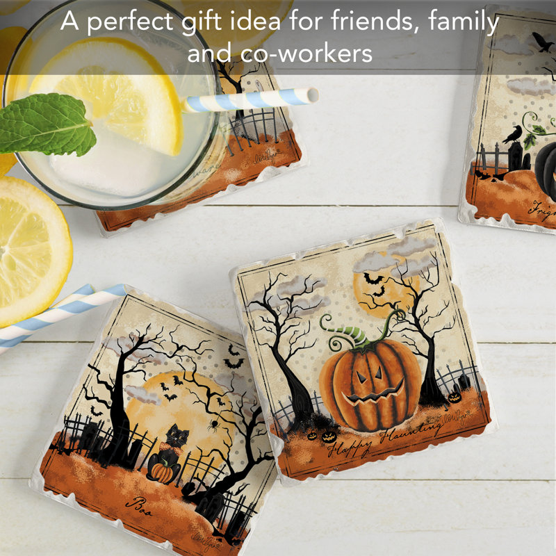 Paquet de 4 sous-verres Haunted Valley