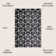 Mashawna Blocks Modern Geometric Black/White Rug