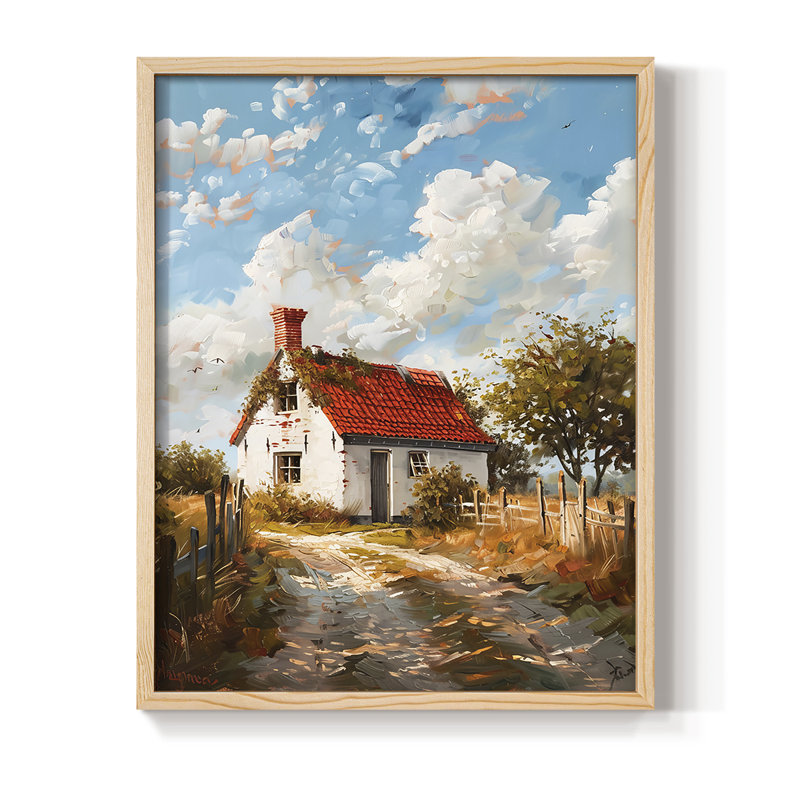 LANDSCAPES Series CII, reproduction encadrée - bois massif, H 21 po x l 17 po