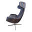 Alexandia Velvet Swivel Armchair