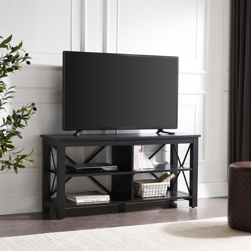 Unfinished TV Stand for TVs up to 55", Black