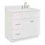 Meuble-lavabo sur pied simple 36 po avec plateau en quartz Abell-94003654