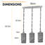 3 - Light Kitchen Island Pendant-1766813112