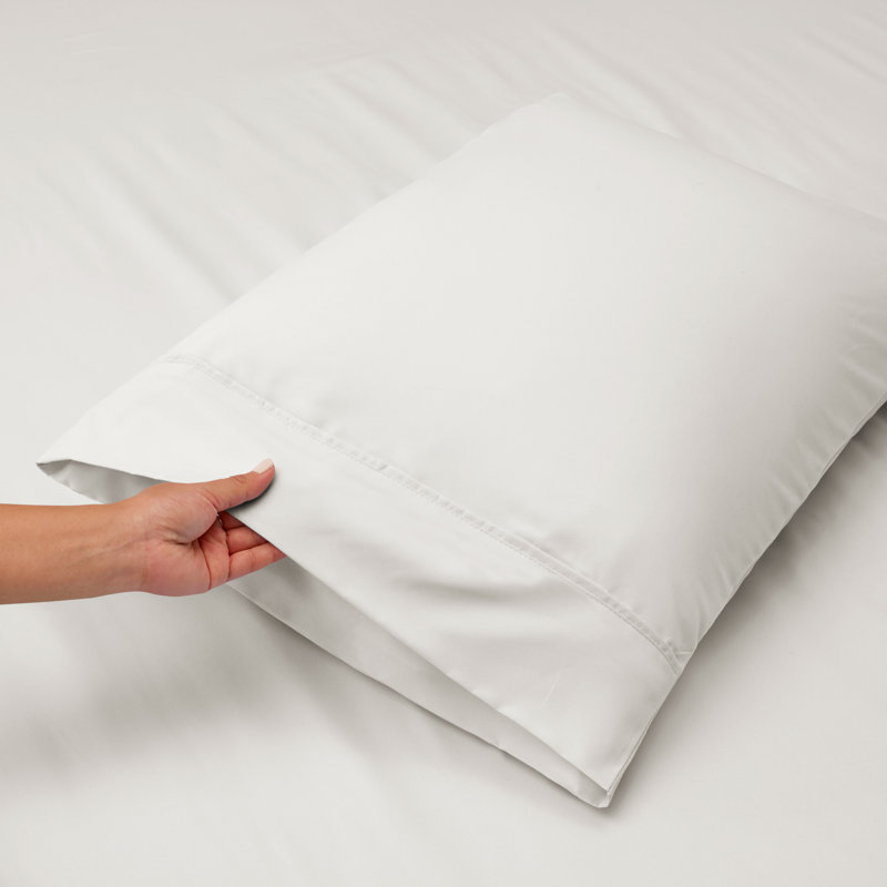 Microfiber Sheet Set, White, California King Fitted Sheet