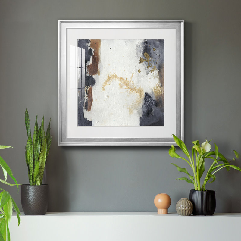 Oriental Garden III - reproduction encadrée de qualité supérieure - prête à être accrochée, H 26,5 po x l 26,5 po x P 1,5 po