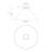 Salem Glass Flush Mount-66310624