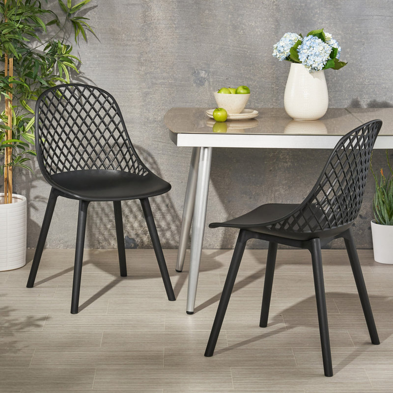 Chaise d'extérieur Kenyon, Noir