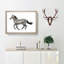 Horse Deconstructed in Abstract - Picture Frame Painting Print-55763817-55763814