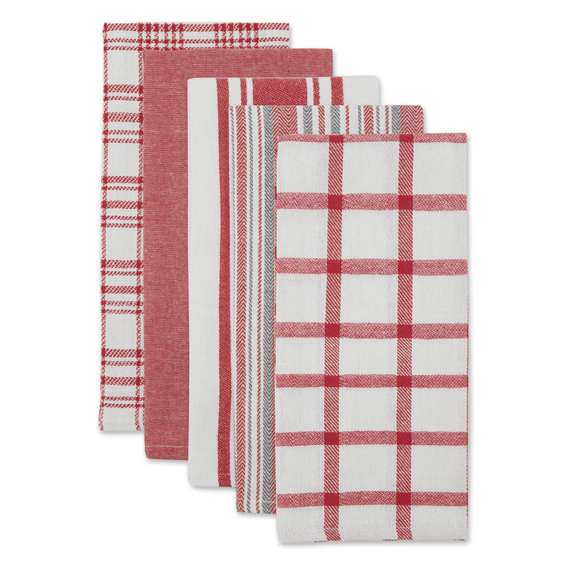 ENSEMBLE ASSIETTES DE TISSU ASST ROUGE / 5, Rouge