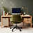 22" Dimmable Adjustable Height Industrial LED Desk Lamp-1315111506