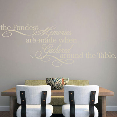 Text & Numbers Non-Wall Damaging Wall Decal
