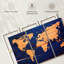  «Birch Cork World Map»-55703539