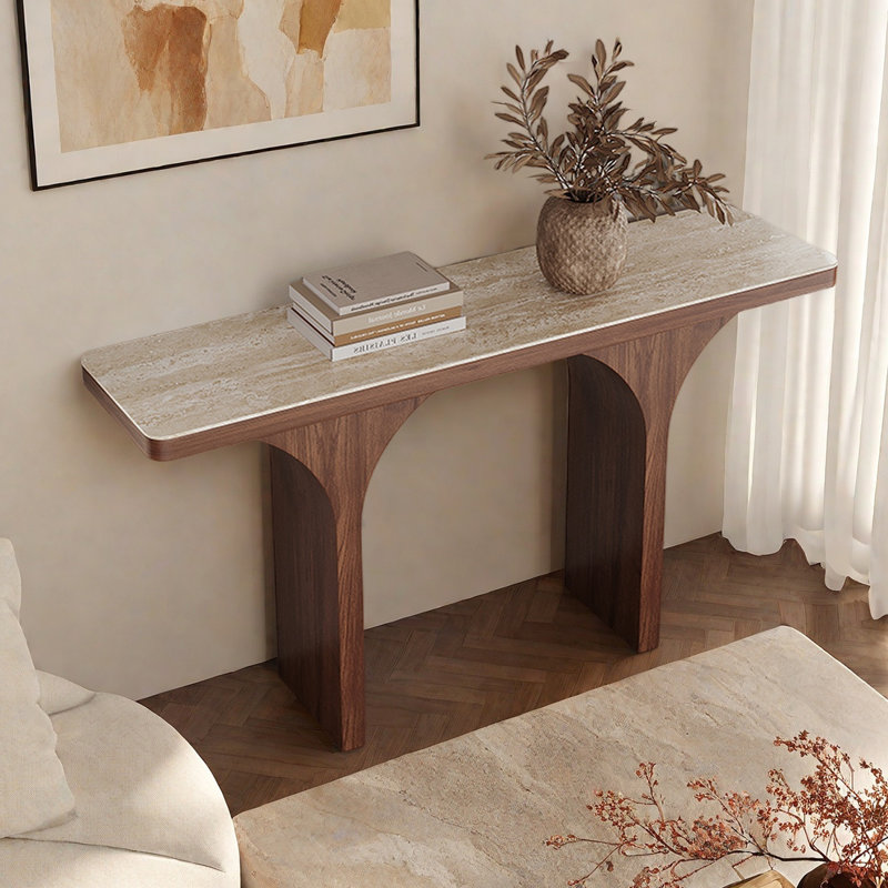 Console arquée moderne et créative, H 33,46 po x l 62,99 po x P 13,78 po