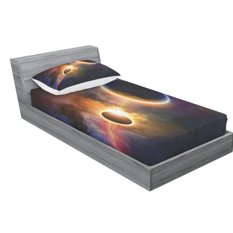 Microfiber Sheet Set, Twin Sheet Set with Fitted Sheet