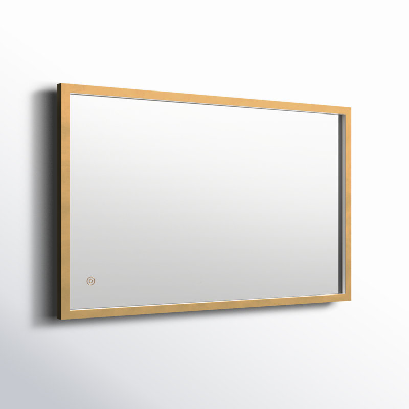Miroir Piche, Laiton, 18 po x 30 po