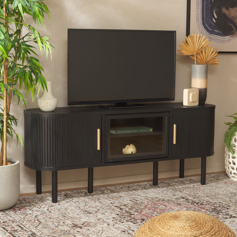 Cestar TV Stand for TVs up to 55", Black