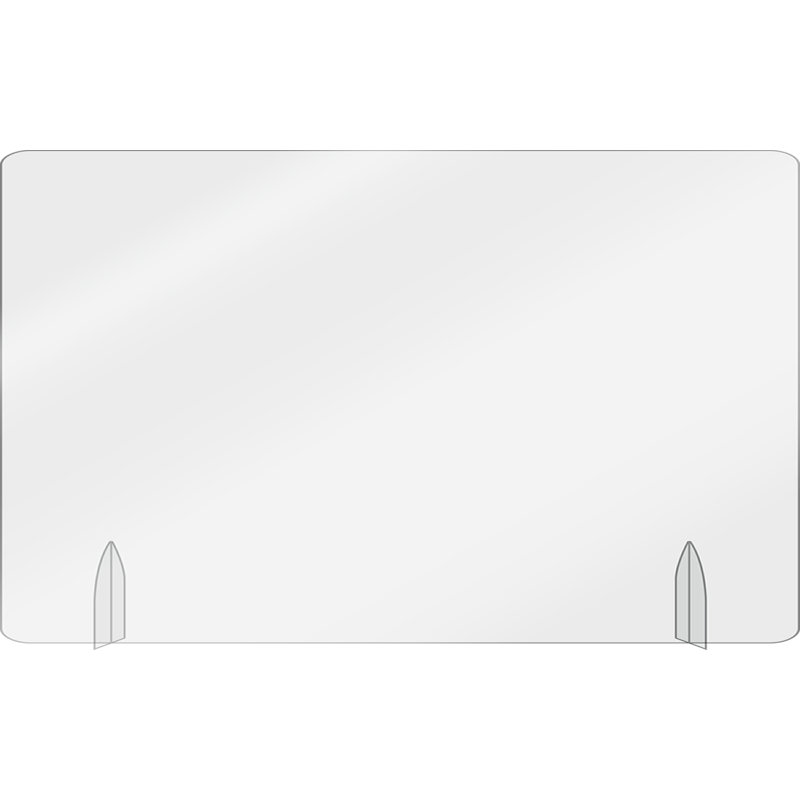 Protecteur anti-éternuement 1 panneau Acrylic, H 30 po x l 48 po x P 9 po