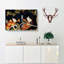 Two Actors With Samurai Swords by Toyohara Kunichika - Wrapped Canvas-55361569