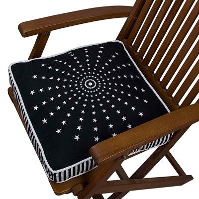Premium Square Cushion, 16.5 x 16.5 inches, 50% Cotton / 50% Polyester | Washable & Ironable with Concealed Zip | Silicone Filling for Ultimate Comfort | Removable Cover, Perfect for Home Decor & Relaxation
