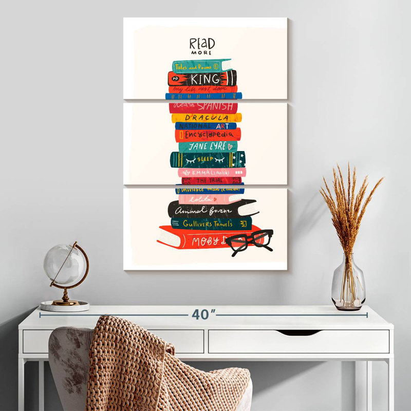 Keiraleigh Read More Book Stack, 32'' H X 20'' W