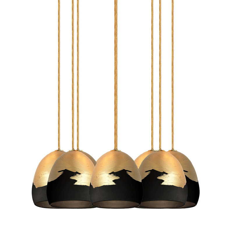 8 - Light Chandelier, 48" H x 18" W x 18" D