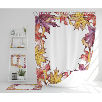 Natalynn Polyester Shower Curtain Set