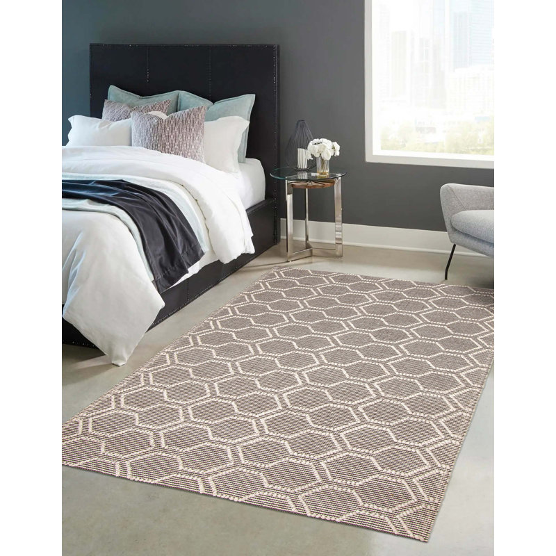 Tapis unique rectangulaire 5 pi 1 po x 7 pi 5 po Brailen