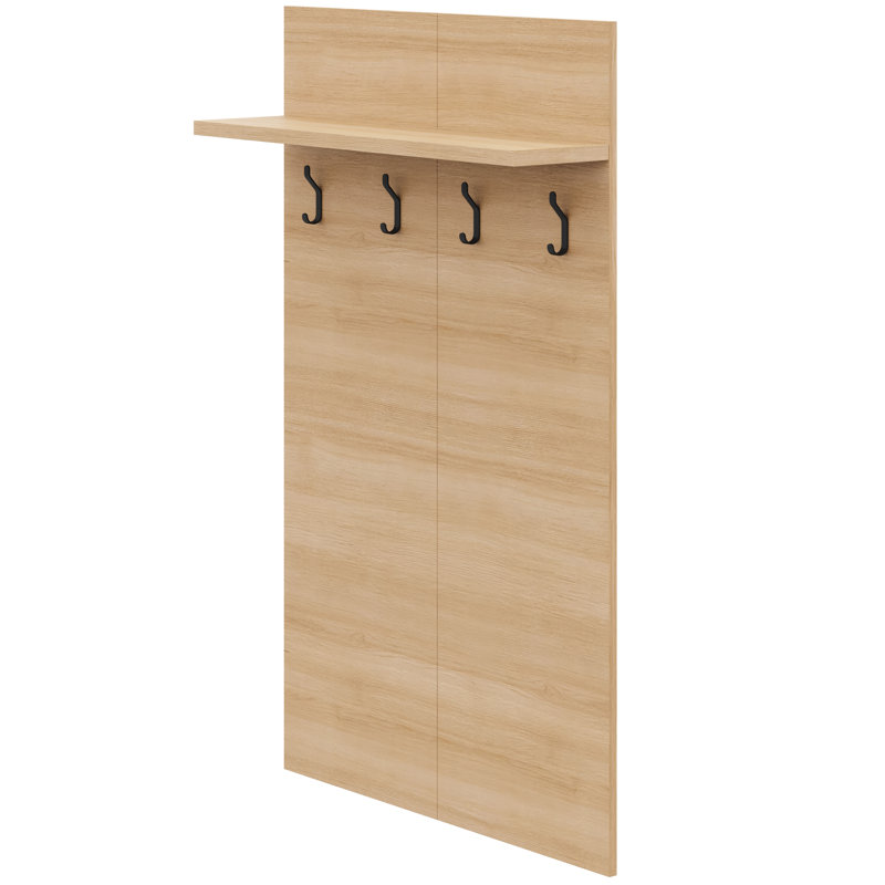 Portemanteaux mural Carwile, Beige