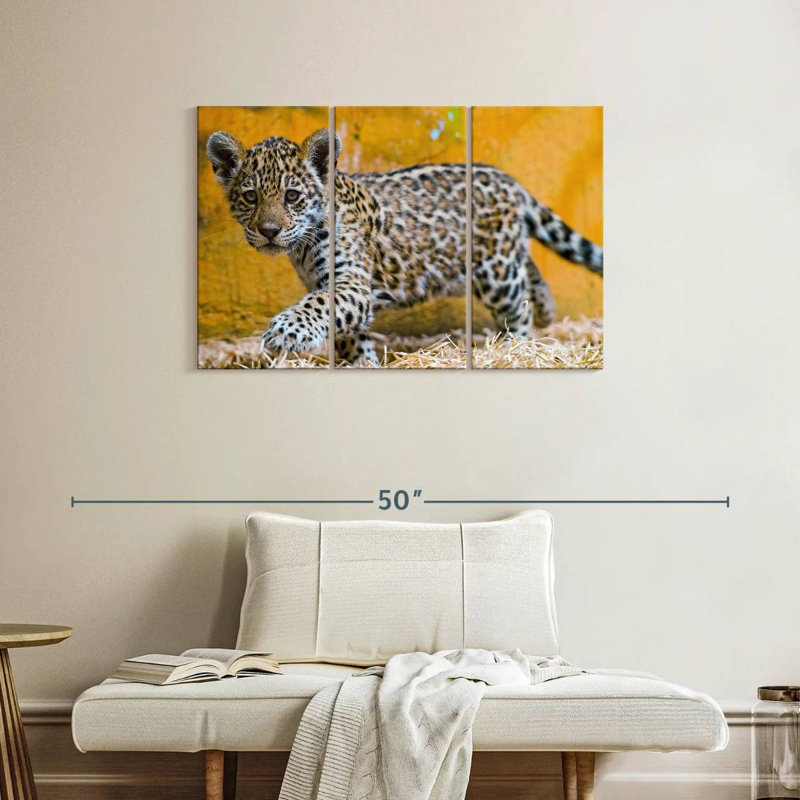 Jaguar Cub, 24" H x 38" W
