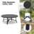 Chamber Patio Aluminum Round 45" Coffee Table