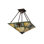 Rustic Lodge 4 - Light Semi Flush Mount