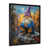Cadre pour photo simple noir, bois massif