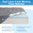 Macdougal Double Layer 4-Inch Mattress Topper, Including 2'' Gel Memory Foam Topper + 2'' Quilted Mattress Cover Set-1415305543-1412767318