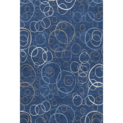 Premium Machine Washable Mayfield AMF2408 Bubbles Rug