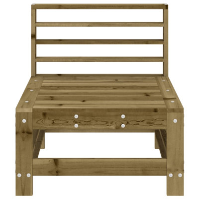 57.5 cm W Solid Wood Patio Sofa
