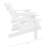 Grooms Solid Wood Adirondack Chair with Table-647498199