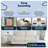 Serta Palisades 73" Track Arm Sofa, Easy Care Fabric, Soft Pillow Back, Pocket Coil Seat Cushions-21687449