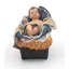 Crèche en tissu bleu de 11 pièces-1742088750