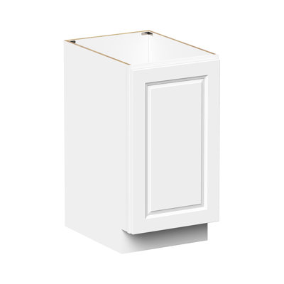 Armoire de cuisine à porte pleine grandeur L 18 po x P 24 po x H 34,5 po prête à assembler