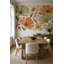 Papier peint fleurs terracotta-169842692-169842702