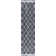 Cantera Shag Plush Tassel Moroccan Geometric Trellis Denim Blue/Cream Rug