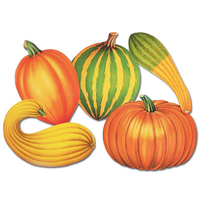 Ensemble de 5 pièces découpées automne/thanksgiving