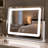 Rectangle LED Mirror, Touch Control, 3 Color Modes